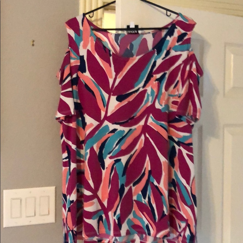 Cold shoulder blouse